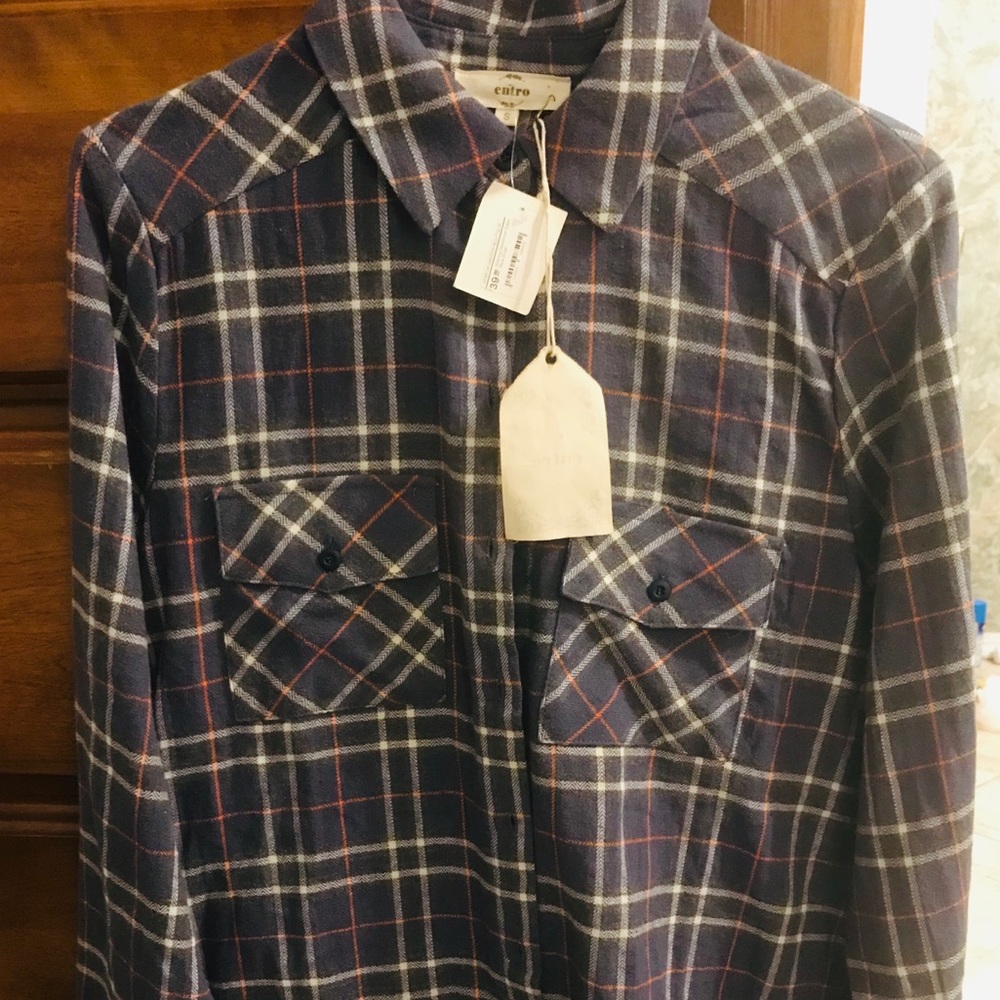 NWT button down flannel - Picture 2 of 3